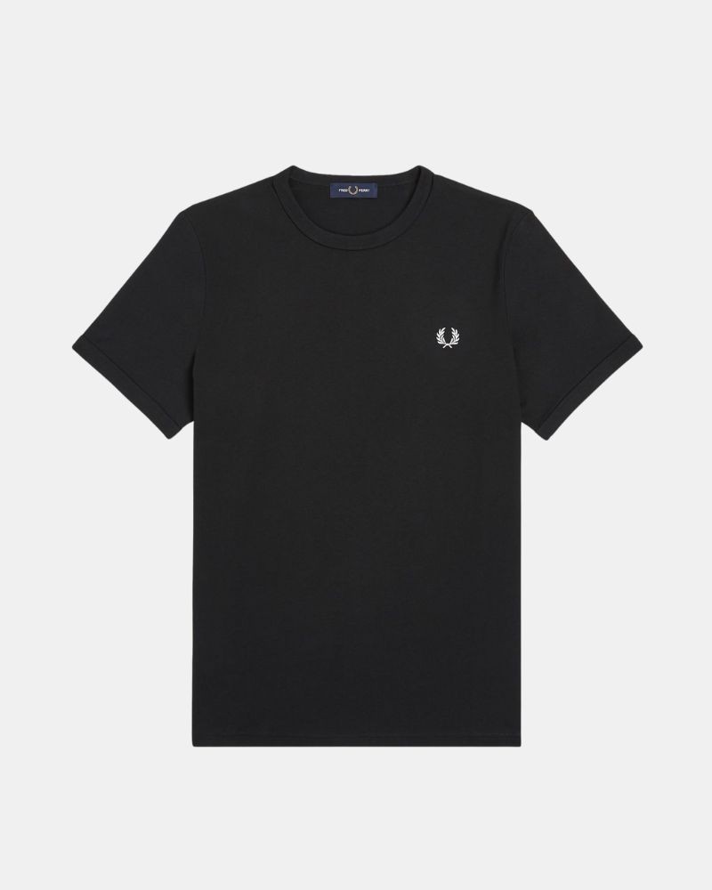  Camisetas Manga corta Hombre FRED PERRY Negro M3519