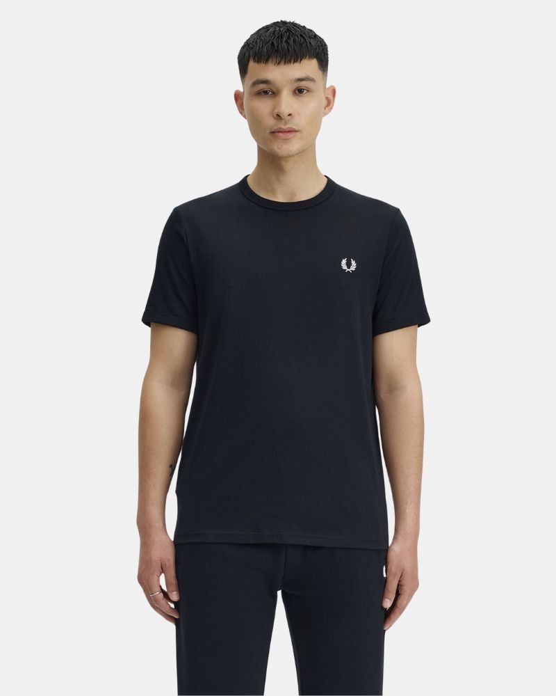  Camisetas Manga corta Hombre FRED PERRY Negro M3519