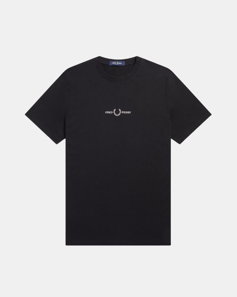  Camisetas Manga corta Hombre FRED PERRY Negro M4580