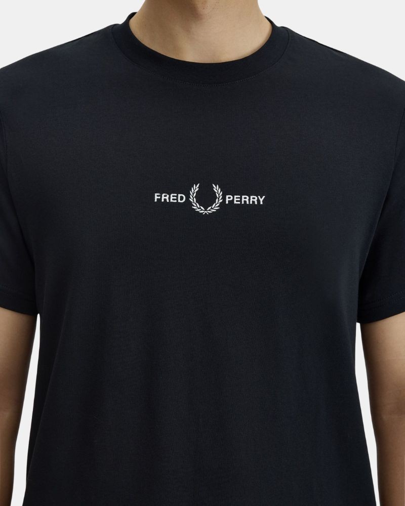  Camisetas Manga corta Hombre FRED PERRY Negro M4580