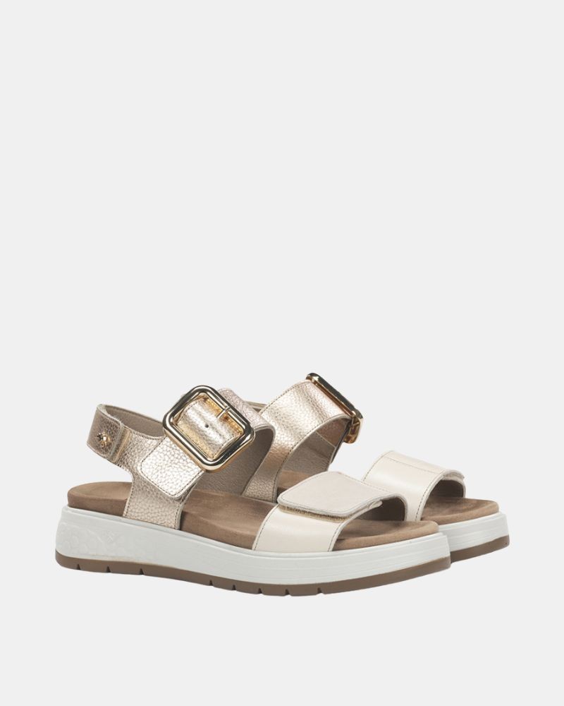 Sandálias Abertas Mulher FLUCHOS Ouro F2166