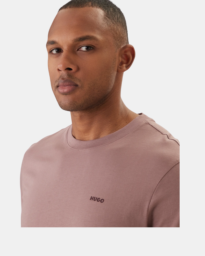 Camisetas Manga corta Hombre HUGO Marrón 50466158 DERO222