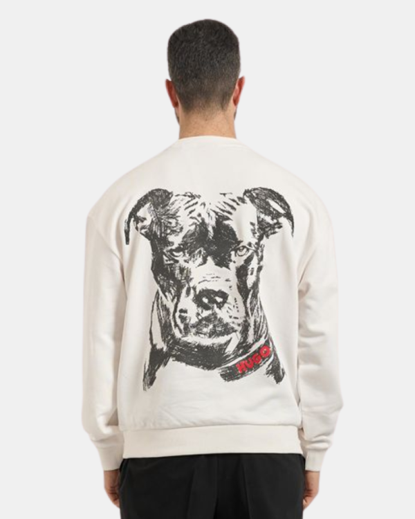 Sudaderas Manga larga Hombre HUGO Blanco 50557482 DUBRAXO