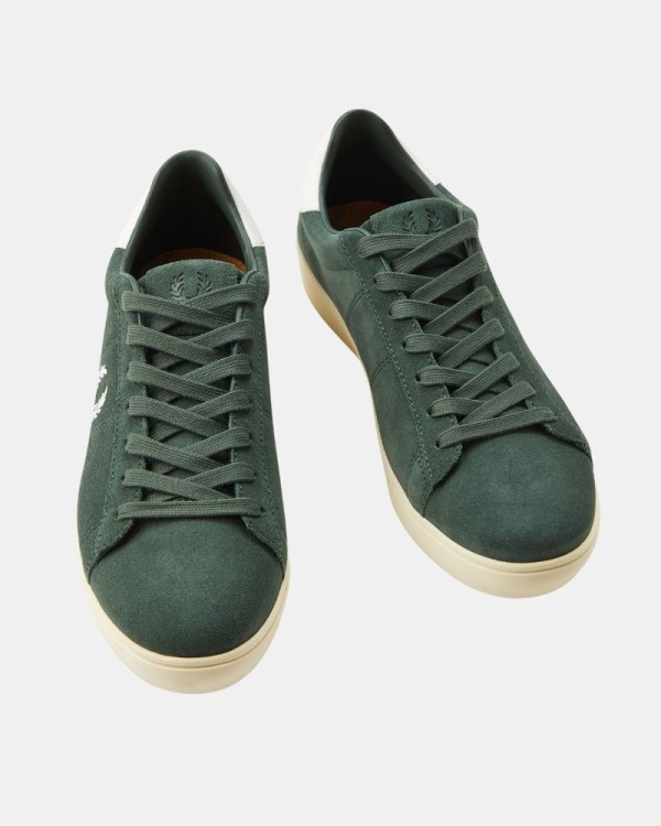 Zapatillas Bajas Hombre FRED PERRY Verde B1317 SPENCER SUEDE