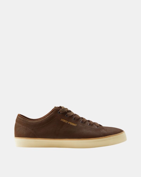 Zapatillas Bajas Hombre FRED PERRY Marrón B1330 BASELINE TUMBLED