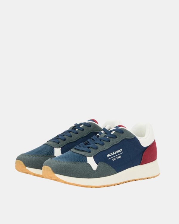 Ténis de corte baixo Homem JACK AND JONES Azul 12280574 BEECH
