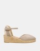 Sandalias Alpargatas Mujer Gaimo Gris COPITA
