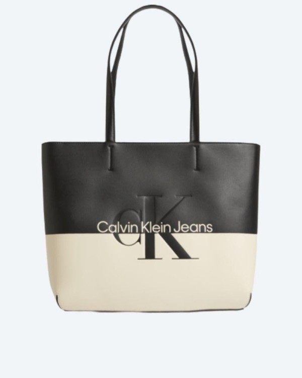 CALVIN KLEIN K60K60977801R SHOPPER29 HERO Bolsos Shopper Mujer Negro