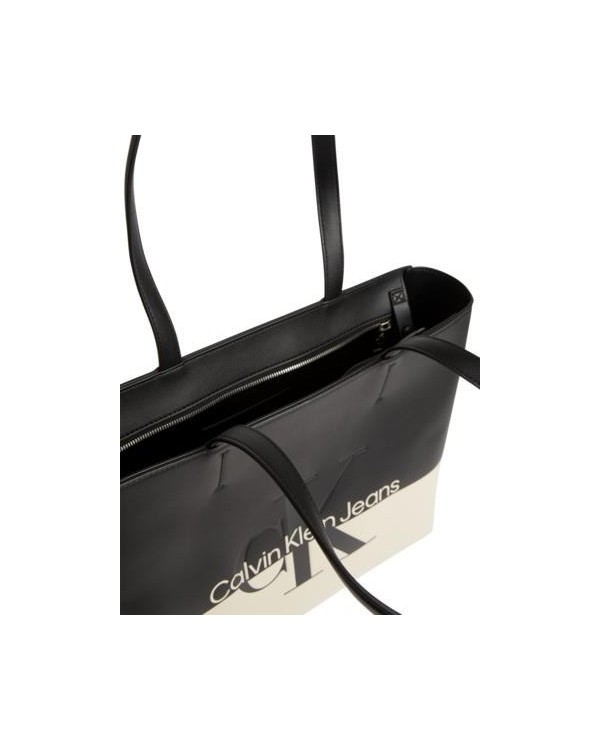 CALVIN KLEIN K60K60977801R SHOPPER29 HERO Bolsos Shopper Mujer Negro