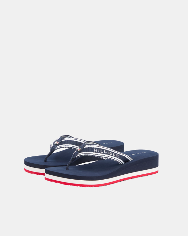Sandalias Chancletas Mujer TOMMY HILFIGER Azul FW0FW091950GY