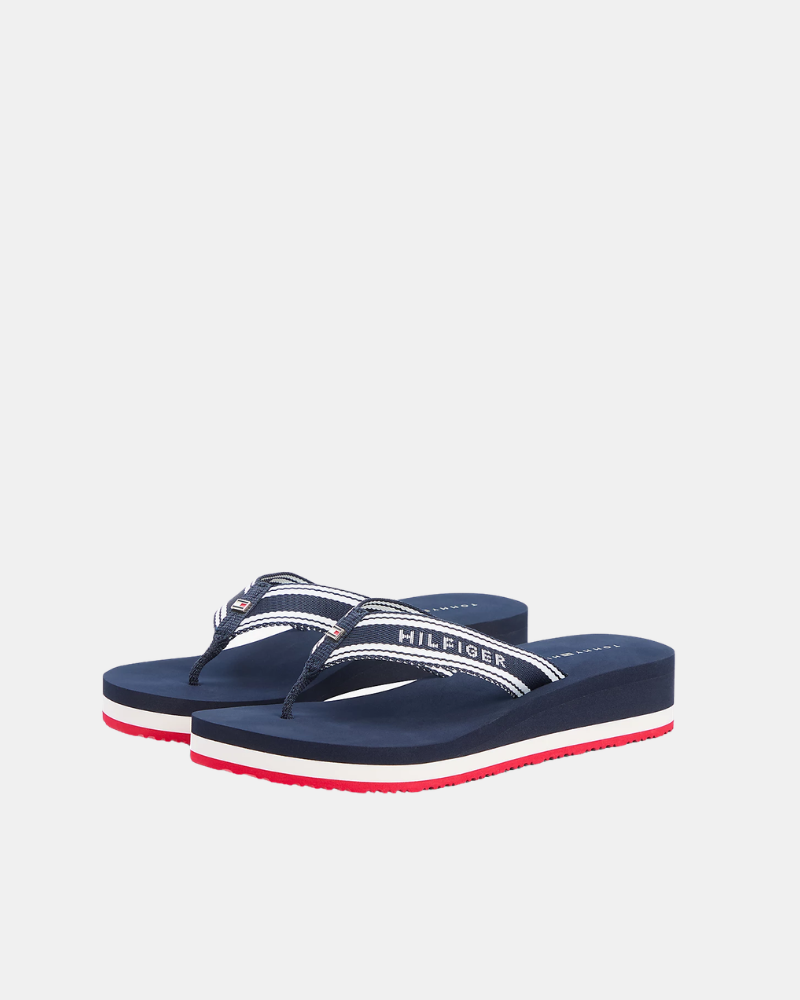 Sandalias Chancletas Mujer TOMMY HILFIGER Azul FW0FW091950GY