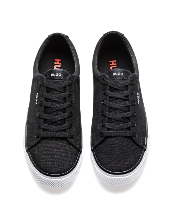 HUGO 50470169 DYER TENN CV Zapatillas Bajas Hombre Negro