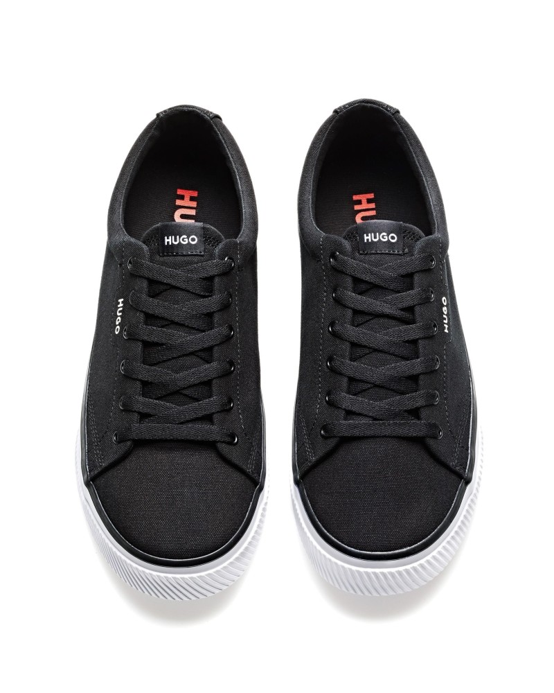 HUGO 50470169 DYER TENN CV Zapatillas Bajas Hombre Negro