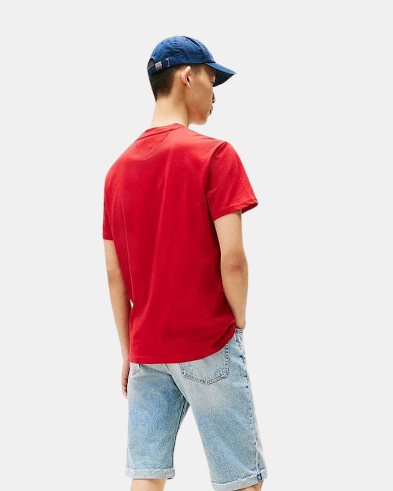 Camisetas Manga curta Homem TOMMY HILFIGER Vermelho DM0DM21940XLE