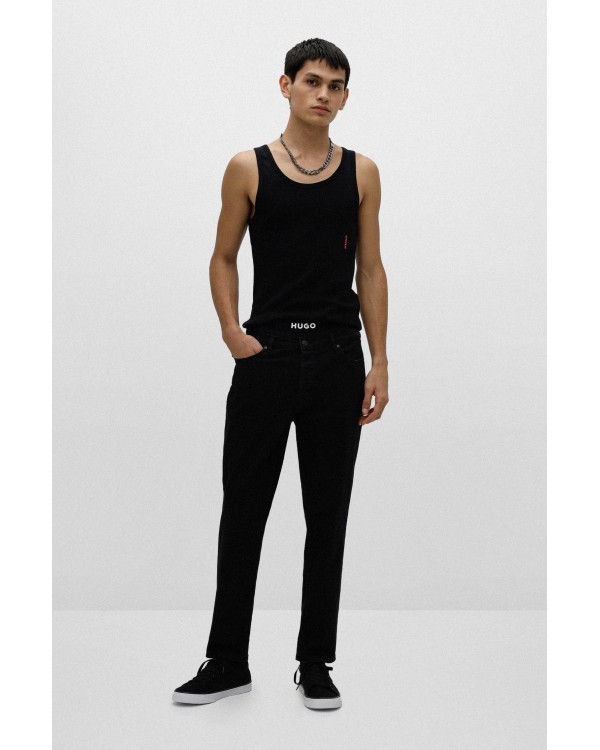 HUGO 50470169 DYER TENNIS CV Sapatilhas Baixas Homem Preto