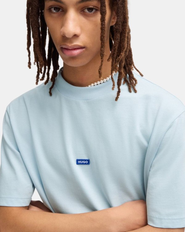 Camisetas Manga corta Hombre HUGO Azul 50509991 NIEROS