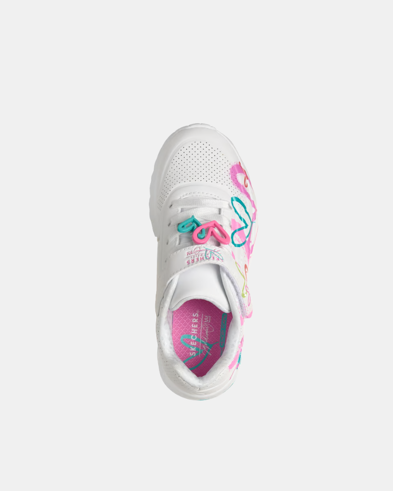 Sapatilhas infantis SKECHERS brancas 314966L UNO LITE