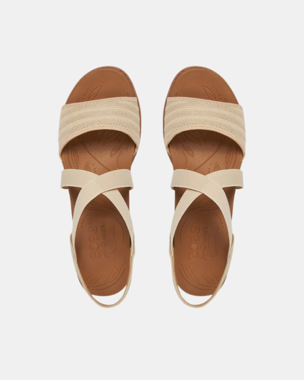Sandálias Mulher SKECHERS Nude 114013 BOBS ARCH FIT BEACH KISS BOHO