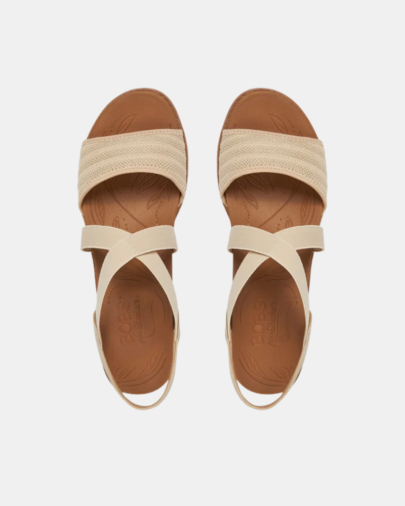 Sandálias Mulher SKECHERS Nude 114013 BOBS ARCH FIT BEACH KISS BOHO