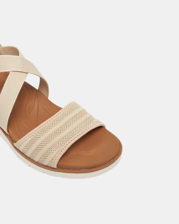 Sandálias Mulher SKECHERS Nude 114013 BOBS ARCH FIT BEACH KISS BOHO