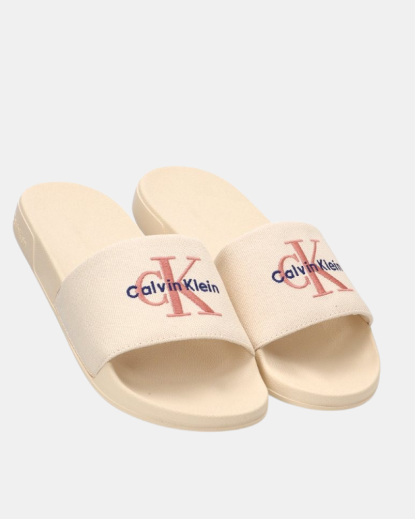 Sandalias Chancletas Mujer CALVIN KLEIN Nude HW0HW02958AEF