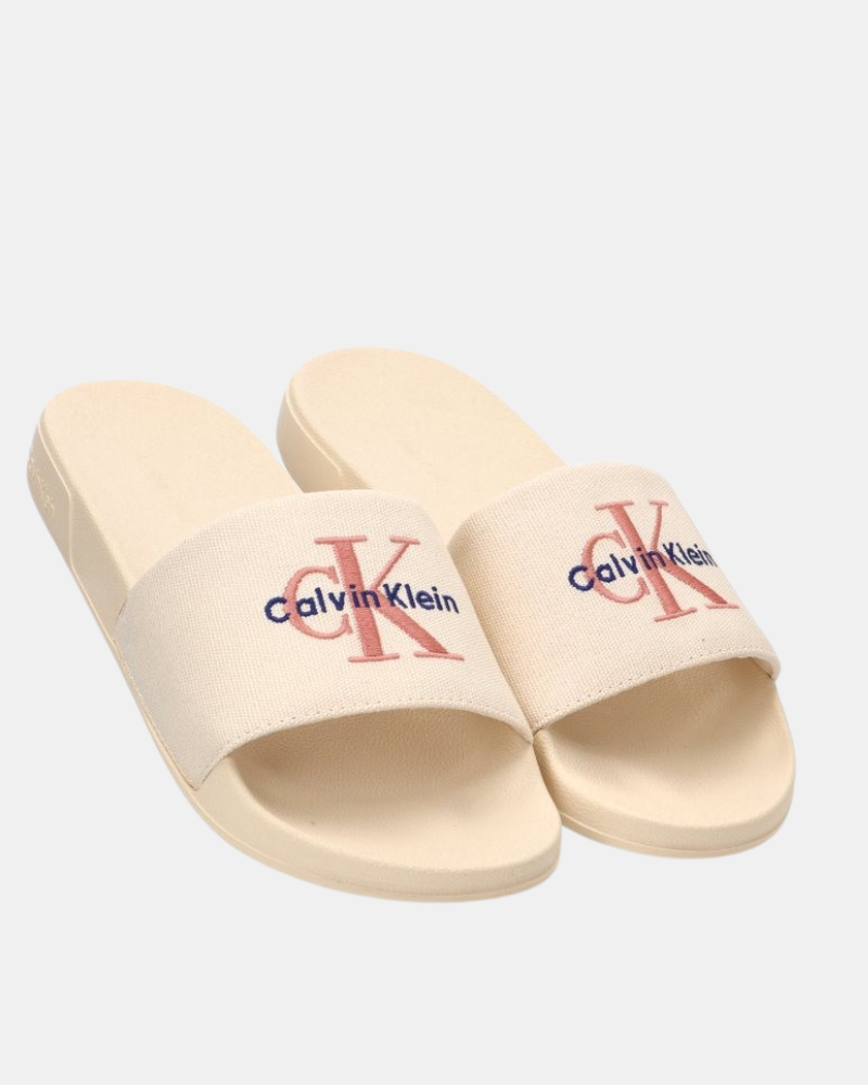 Sandalias Chancletas Mujer CALVIN KLEIN Nude HW0HW02958AEF