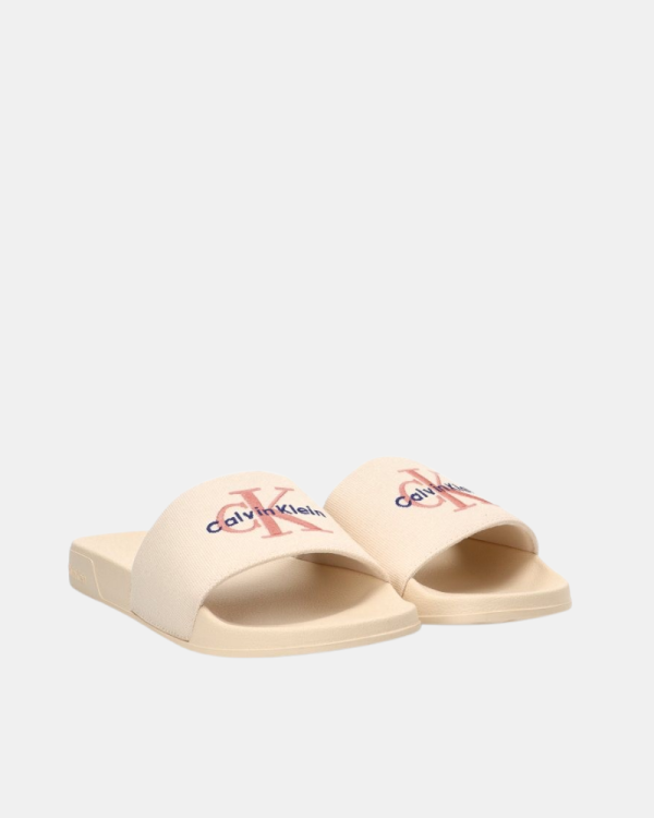Sandalias Chancletas Mujer CALVIN KLEIN Nude HW0HW02958AEF