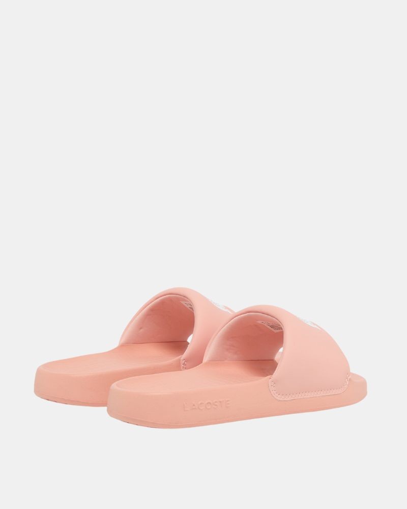 Sandalias Chancletas Mujer LACOSTE Coral 51CFA0006 SERVE SLIDE