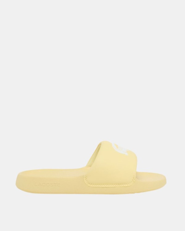 Sandalias Chancletas Mujer LACOSTE Amarrillo 51CFA0006 SERVE SLIDE