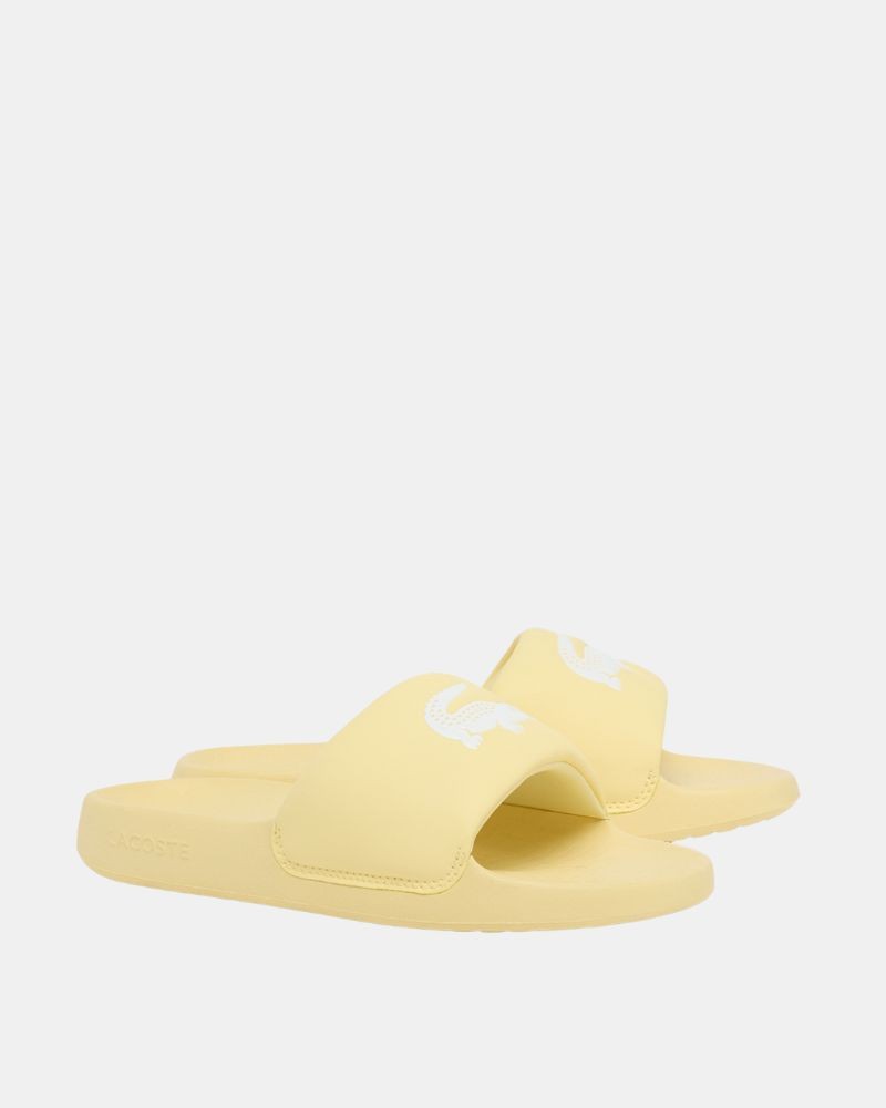Sandalias Chancletas Mujer LACOSTE Amarrillo 51CFA0006 SERVE SLIDE
