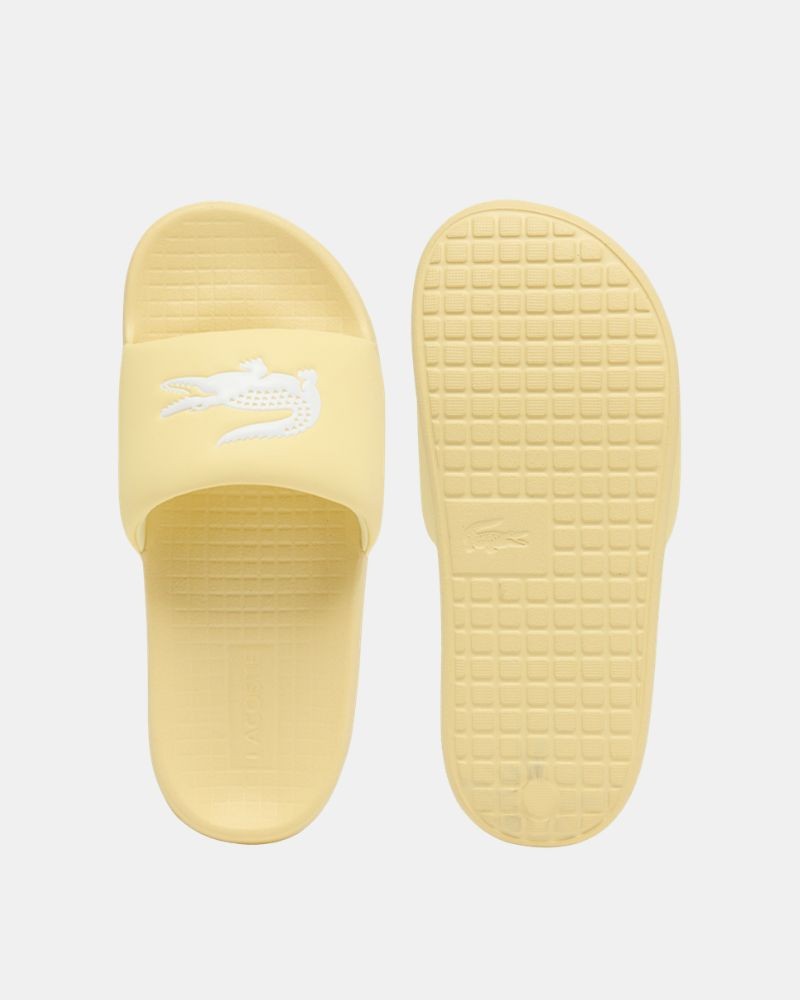Sandalias Chancletas Mujer LACOSTE Amarrillo 51CFA0006 SERVE SLIDE