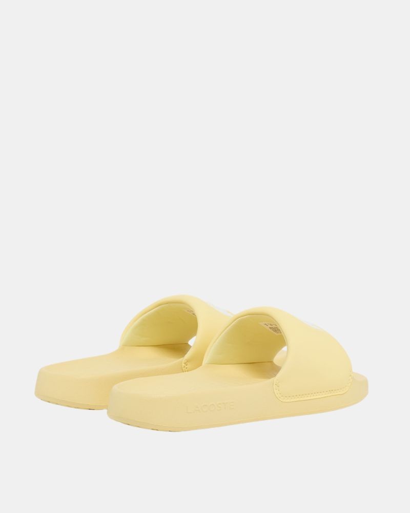 Sandalias Chancletas Mujer LACOSTE Amarrillo 51CFA0006 SERVE SLIDE