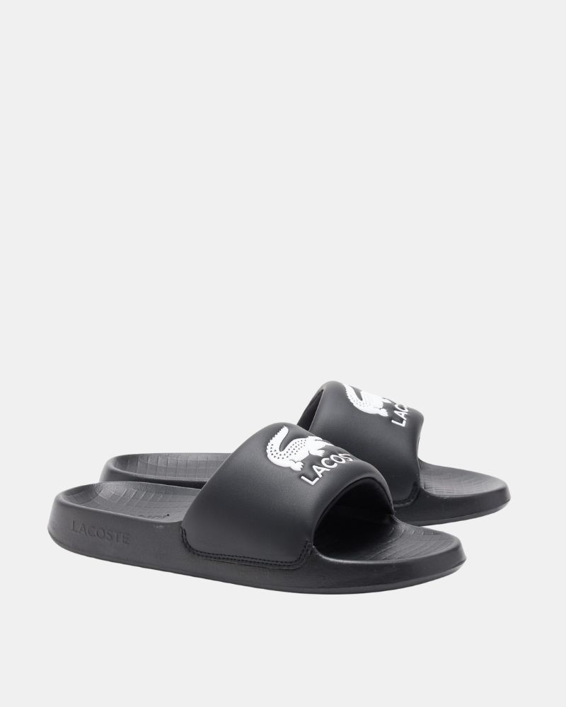 Sandalias Chancletas Hombre LACOSTE Negro 49CMA0021 SERVE SLIDE