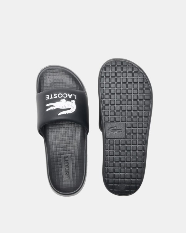Sandalias Chancletas Hombre LACOSTE Negro 49CMA0021 SERVE SLIDE