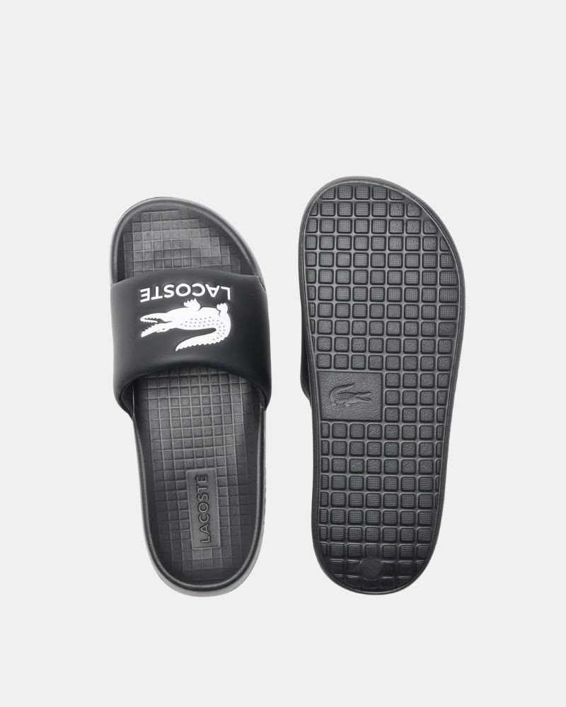 Sandalias Chancletas Hombre LACOSTE Negro 49CMA0021 SERVE SLIDE