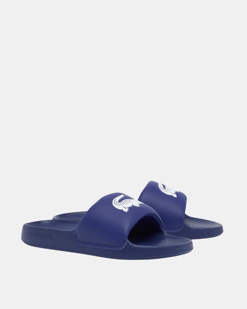 Sandalias Chancletas Hombre LACOSTE Azul 51CMA0017 SERVE SLIDE