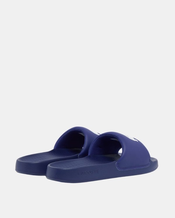 Sandalias Chancletas Hombre LACOSTE Azul 51CMA0017 SERVE SLIDE