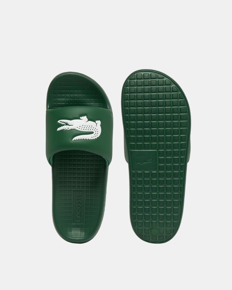 Sandalias Chancletas Hombre LACOSTE Verde 51CMA0017 SERVE SLIDE
