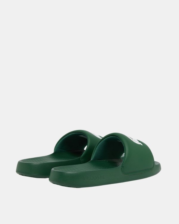 Sandalias Chancletas Hombre LACOSTE Verde 51CMA0017 SERVE SLIDE