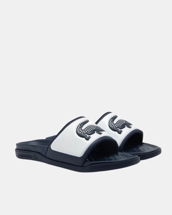 Sandálias Chinelos Homem LACOSTE Branco 49CMA0034 SERVE SLIDE