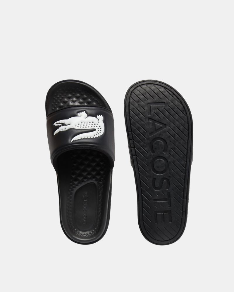 Sandalias Chancletas Hombre LACOSTE Negro 49CMA0038 SERVE SLIDE