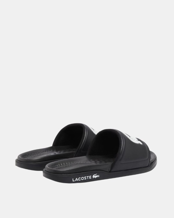 Sandalias Chancletas Hombre LACOSTE Negro 49CMA0038 SERVE SLIDE