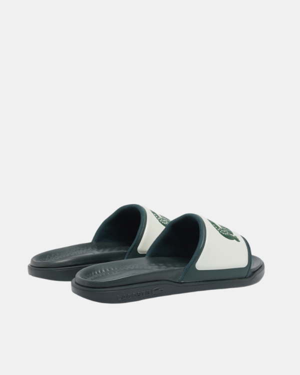 Sandalias Chancletas Hombre LACOSTE Blanco 49CMA0040 SERVE SLIDE