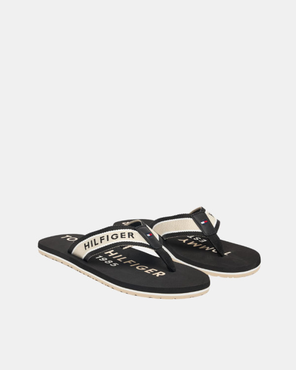 Sandalias Chancletas Hombre TOMMY HILFIGER Negro FM0FM05805BDS