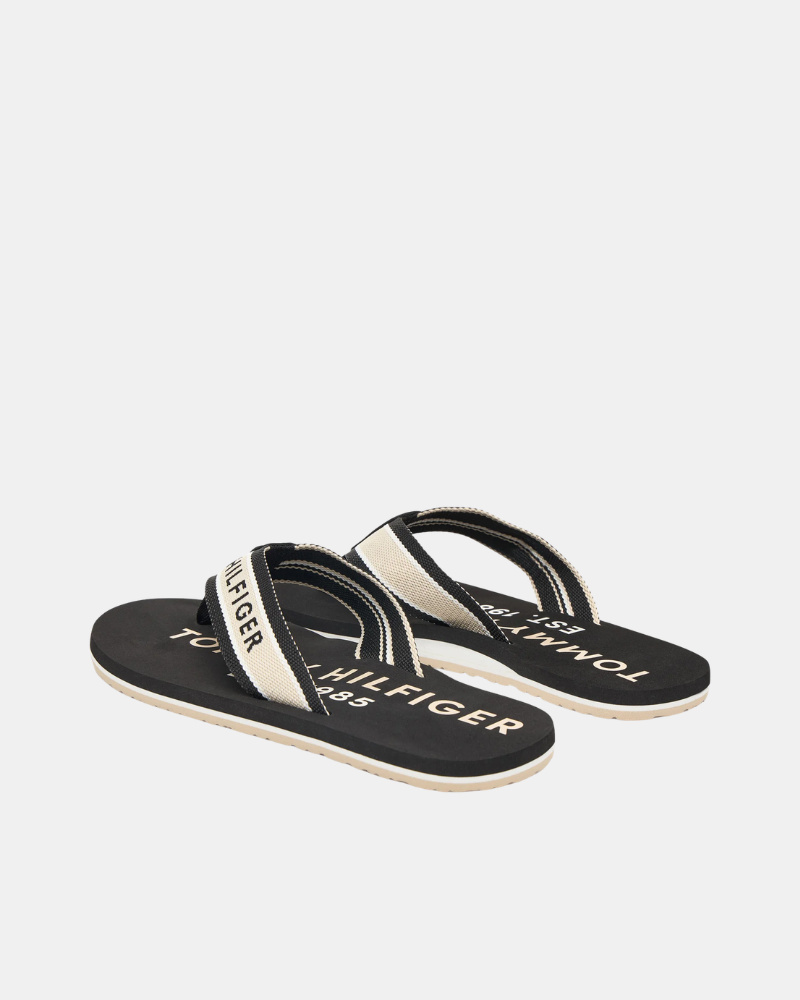Sandalias Chancletas Hombre TOMMY HILFIGER Negro FM0FM05805BDS