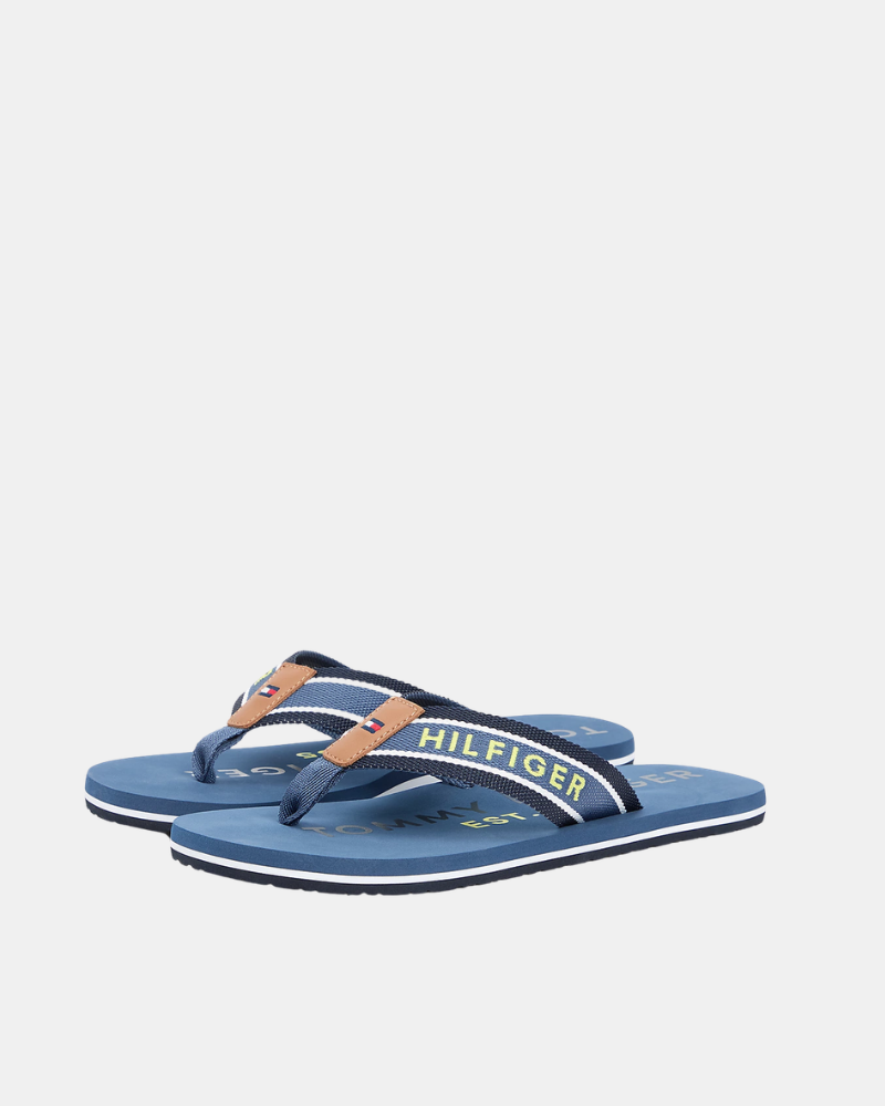 Sandalias Chancletas Hombre TOMMY HILFIGER Azul FM0FM05805DBZ