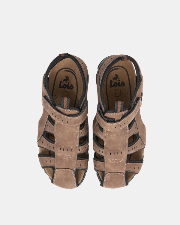 Sandalias Cerradas Hombre LOIS Marrón 86055