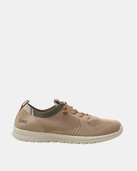 Zapatillas Bajas Hombre LOIS Beige 64542