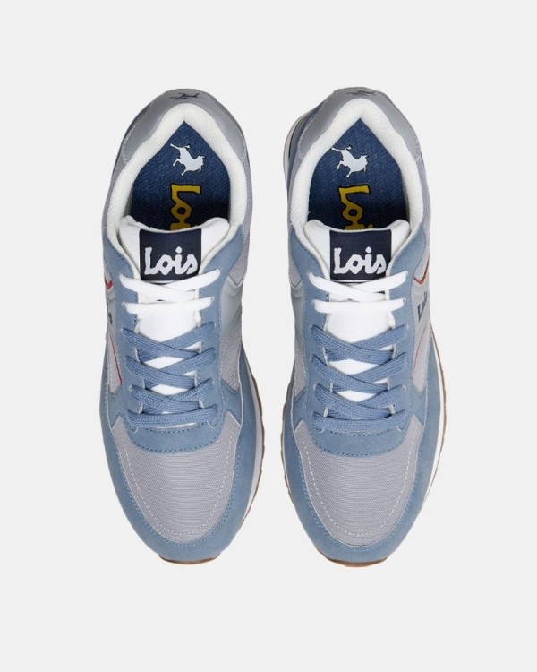 Sapatilhas baixas para homem LOIS azul 64525