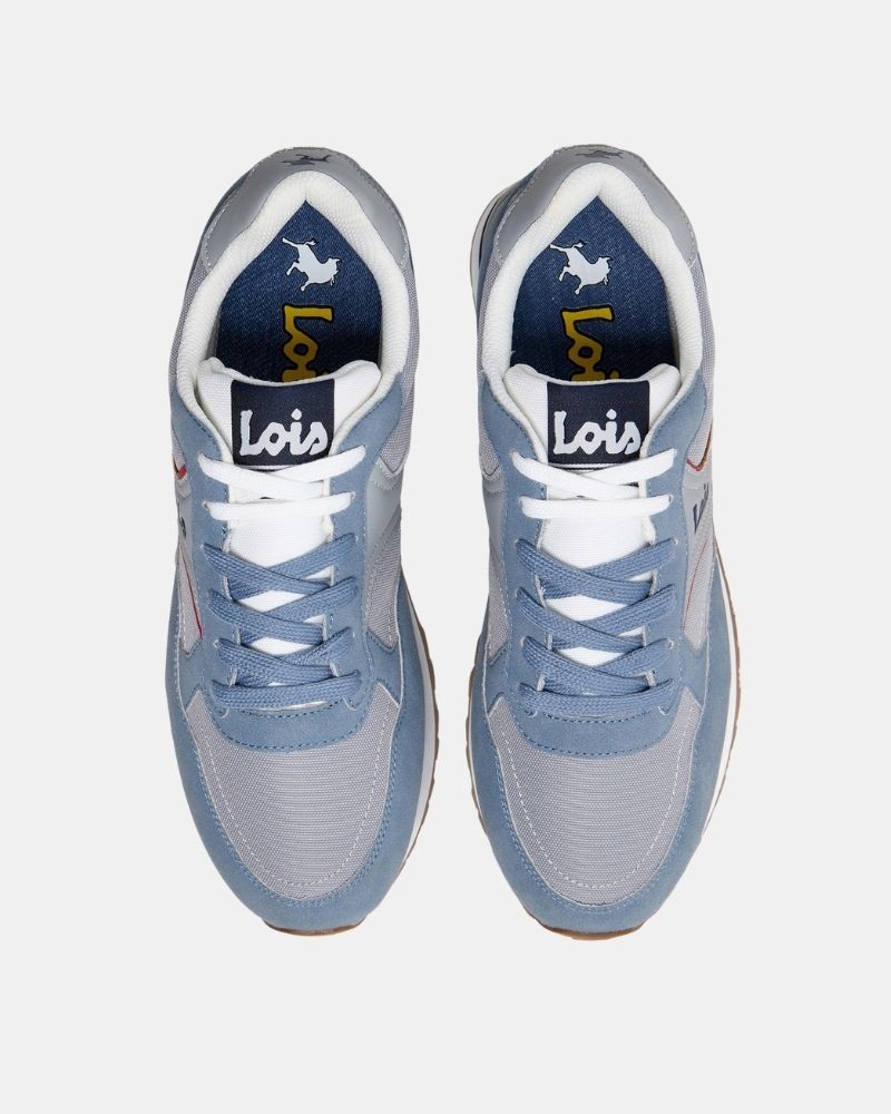 Sapatilhas baixas para homem LOIS azul 64525